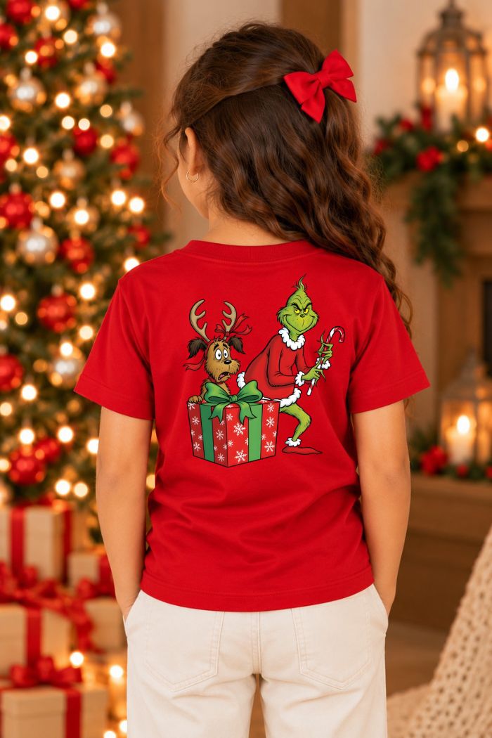 Camiseta Infantil Basica Natal Grinch - DC-GRIN-0015