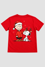 Camiseta Infantil Basica Natal Snoopy- DC-NOOP-0052