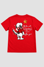 Camiseta Infantil Basica Natal Snoopy- DC-NOOP-0099