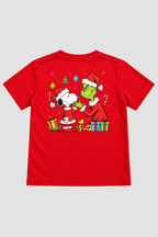 Camiseta Infantil Basica Natal Snoopy- DC-NOOP-0104