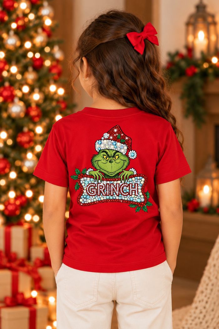 Camiseta Infantil Basica Natal Grinch - DC-GRIN-0023