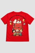 Camiseta Infantil Basica Natal Snoopy- DC-NOOP-0075