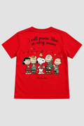 Camiseta Infantil Basica Natal Snoopy- DC-NOOP-0064