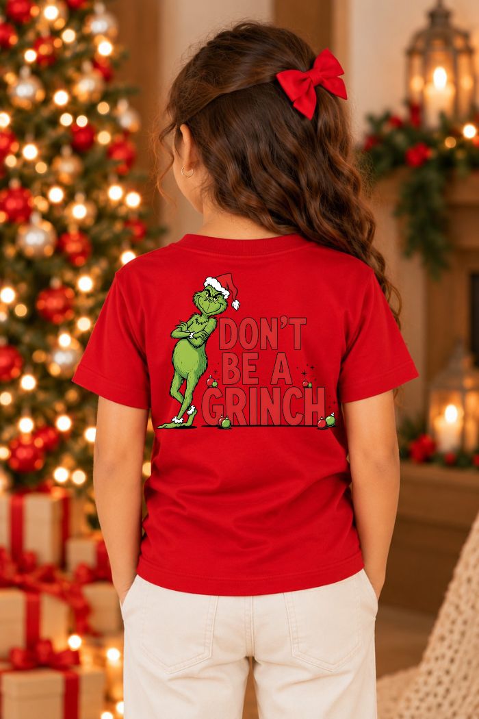 Camiseta Infantil Basica Natal Grinch - DC-GRIN-0043