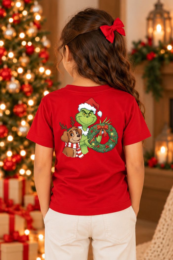 Camiseta Infantil Basica Natal Grinch - DC-GRIN-0032