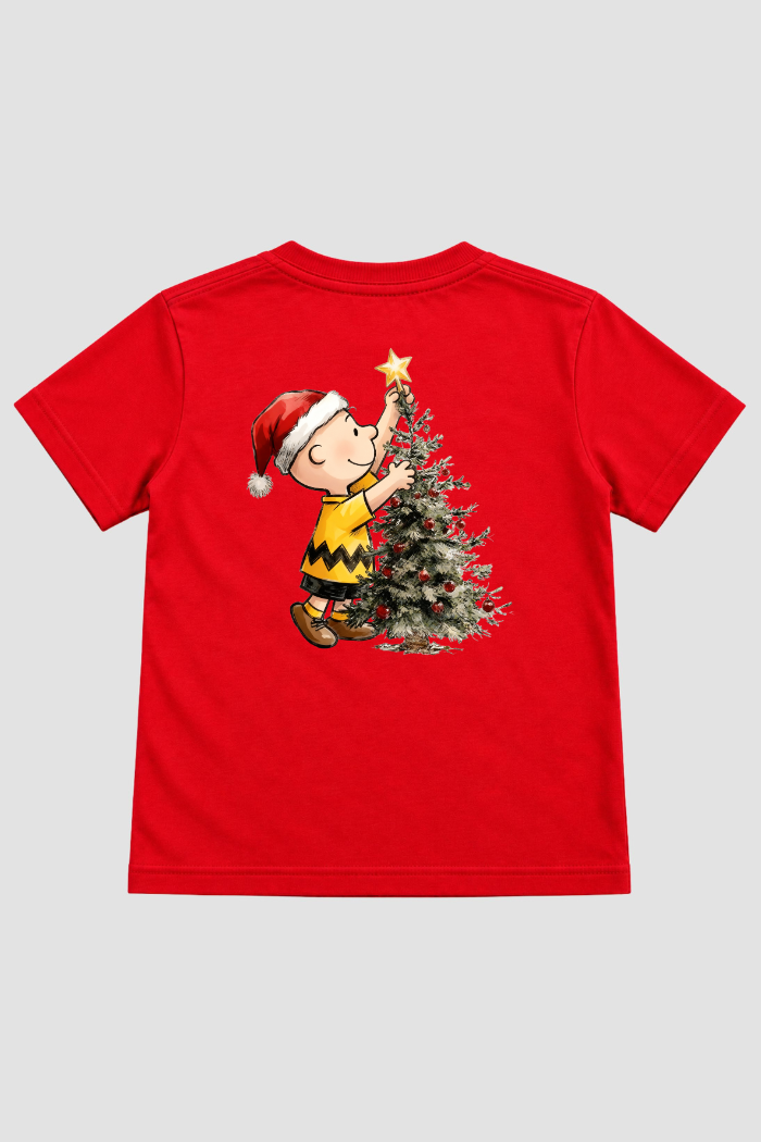 Camiseta Infantil Basica Natal Snoopy- DC-NOOP-0055