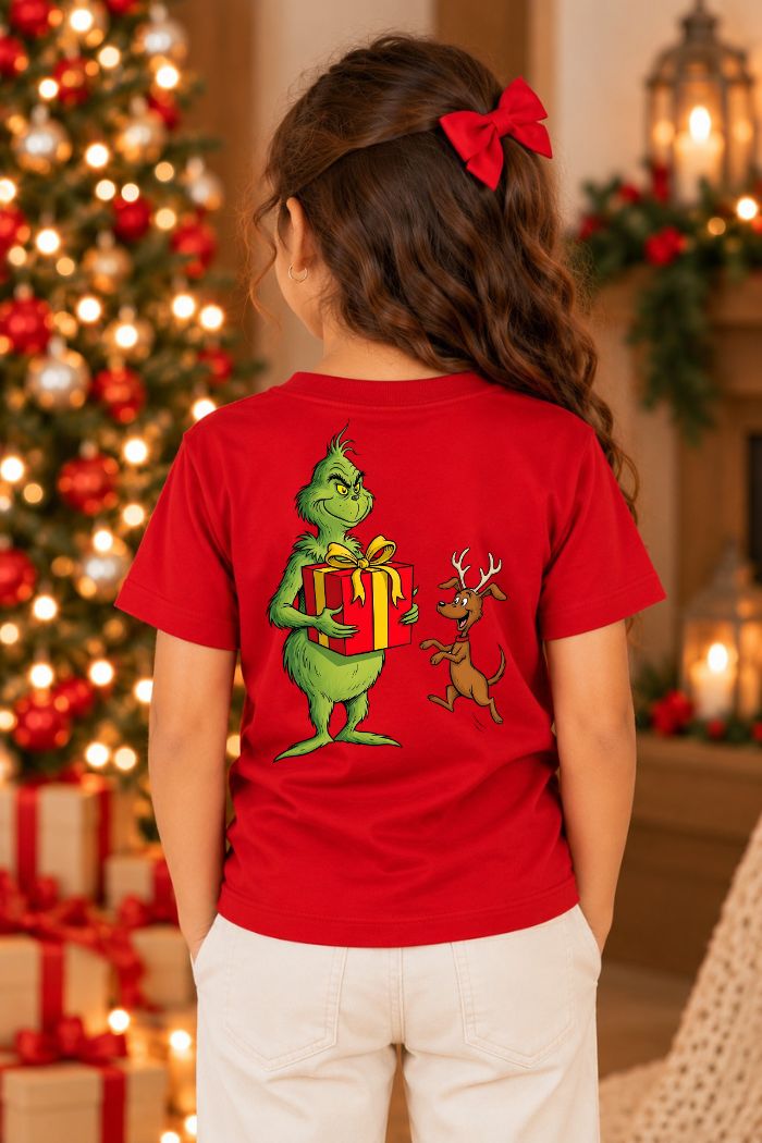 Camiseta Infantil Basica Natal Grinch - DC-GRIN-0021