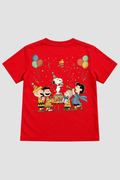 Camiseta Infantil Basica Natal Snoopy- DC-NOOP-0077