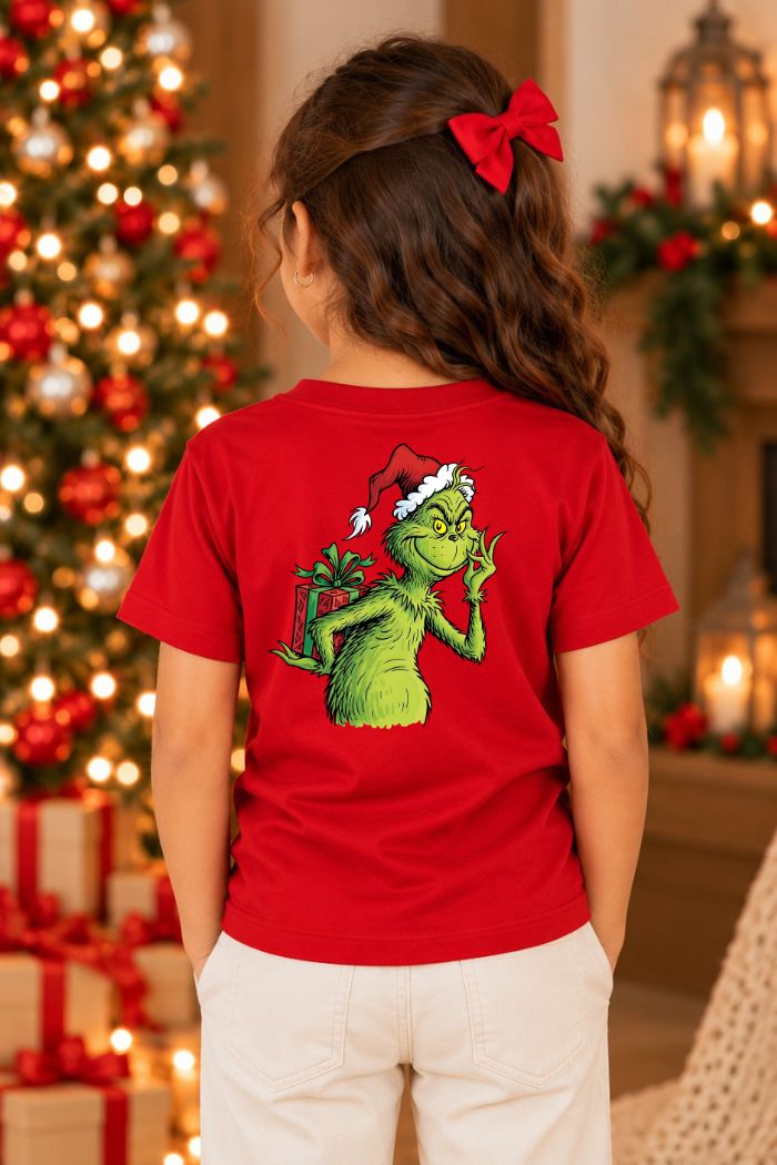Camiseta Infantil Basica Natal Grinch - DC-GRIN-0031