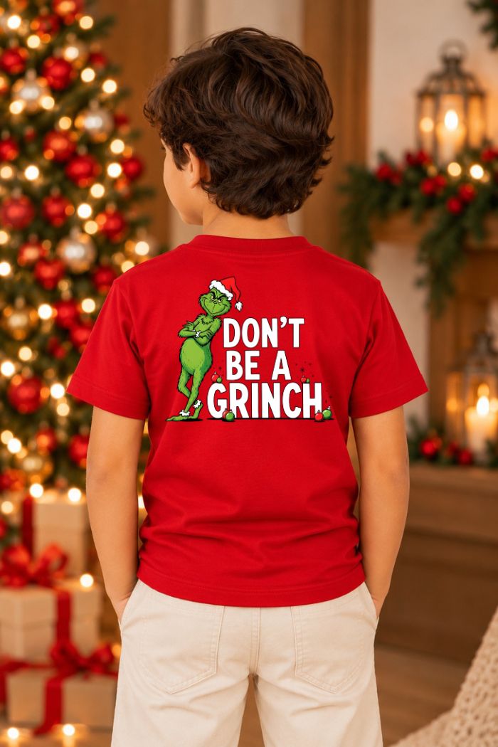 Camiseta Infantil Basica Natal Grinch - DC-GRIN-0043