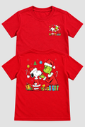 Camiseta Infantil Basica Natal Snoopy- DC-NOOP-0104