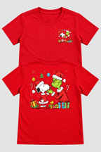 Camiseta Infantil Basica Natal Snoopy- DC-NOOP-0104