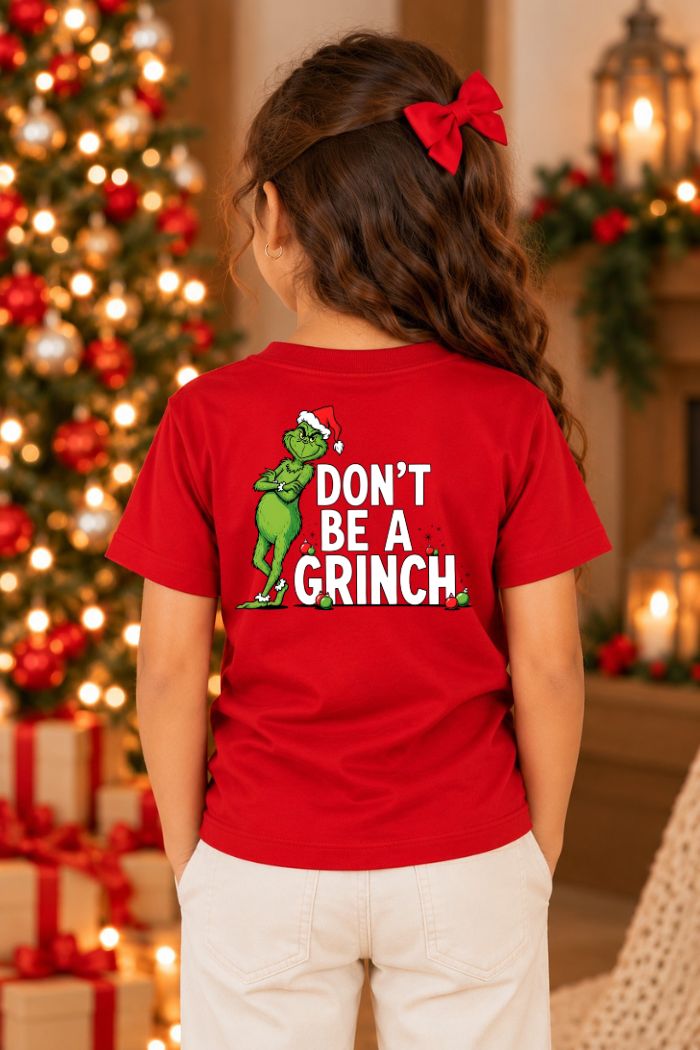 Camiseta Infantil Basica Natal Grinch - DC-GRIN-0043