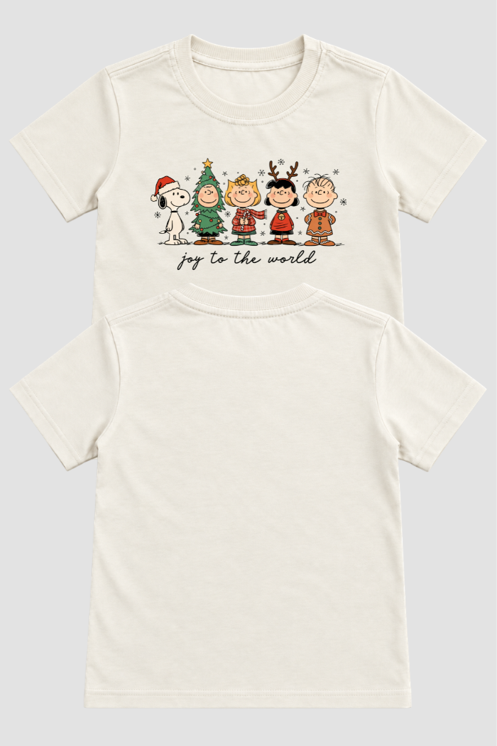 Camiseta Infantil Basica Natal Snoopy- DC-NOOP-0098