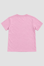 Camiseta Infantil Basica Lisa 100% Algodão - Rosa Claro