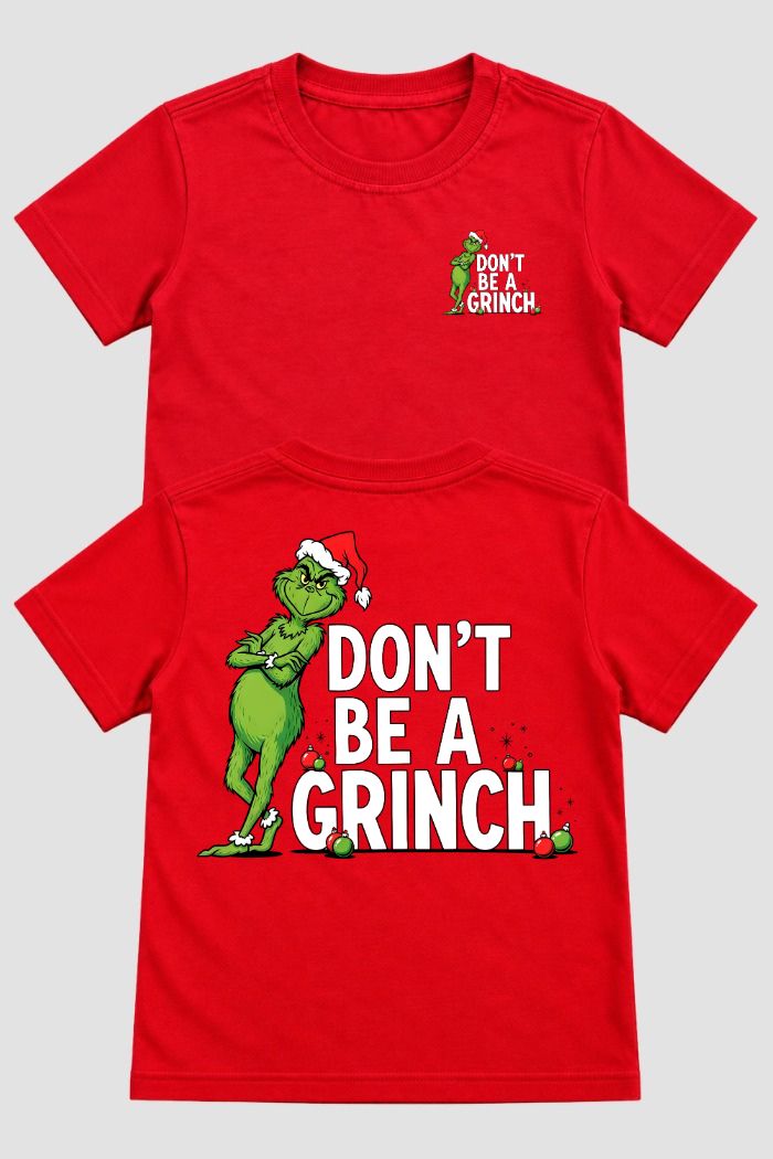Camiseta Infantil Basica Natal Grinch - DC-GRIN-0043