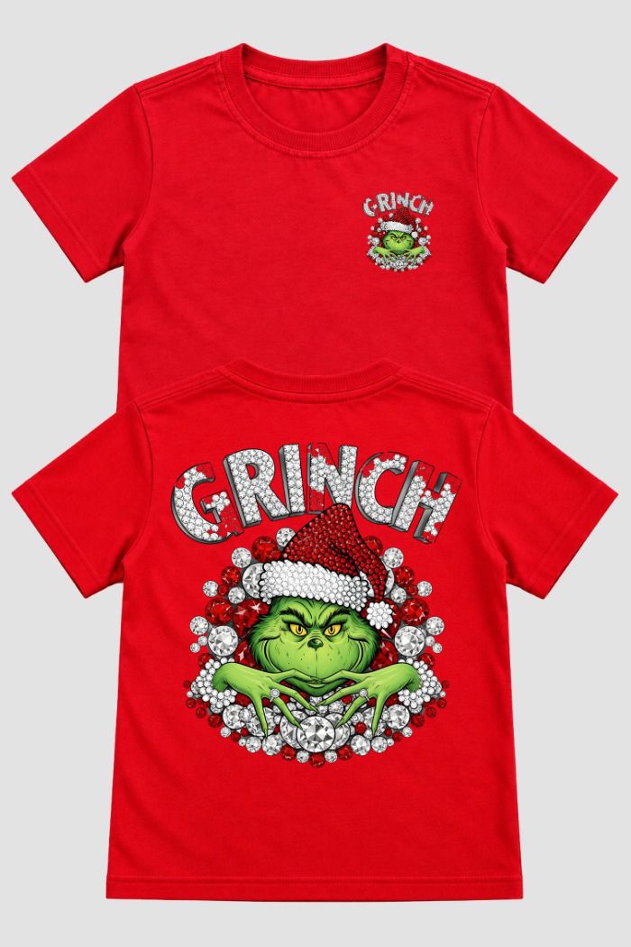 Camiseta Infantil Basica Natal Grinch - DC-GRIN-0059