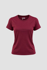 Camiseta Dryfit Baby Look Feminina - Vinho