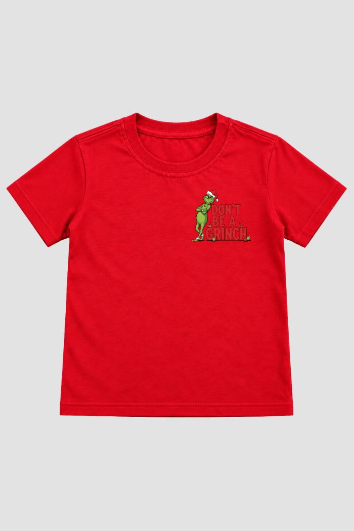 Camiseta Infantil Basica Natal Grinch - DC-GRIN-0043