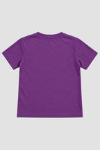 Camiseta Infantil Basica Lisa 100% Algodão - Roxo
