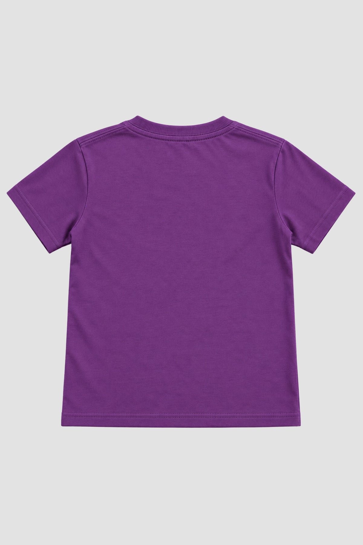 Camiseta Infantil Basica Lisa 100% Algodão - Roxo