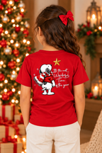 Camiseta Infantil Basica Natal Snoopy- DC-NOOP-0099