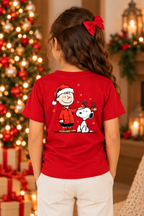 Camiseta Infantil Basica Natal Snoopy- DC-NOOP-0052