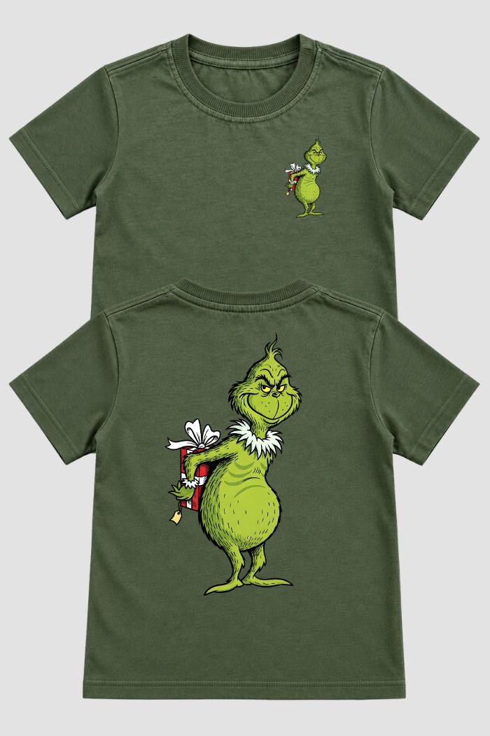Camiseta Infantil Basica Natal Grinch - DC-GRIN-0051