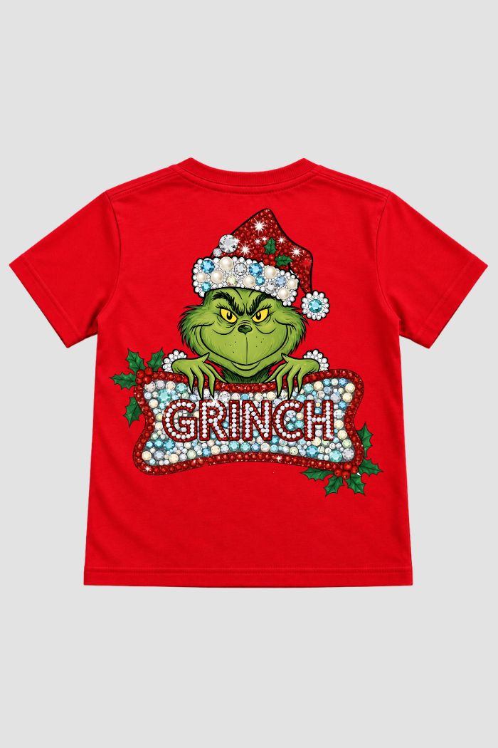 Camiseta Infantil Basica Natal Grinch - DC-GRIN-0023