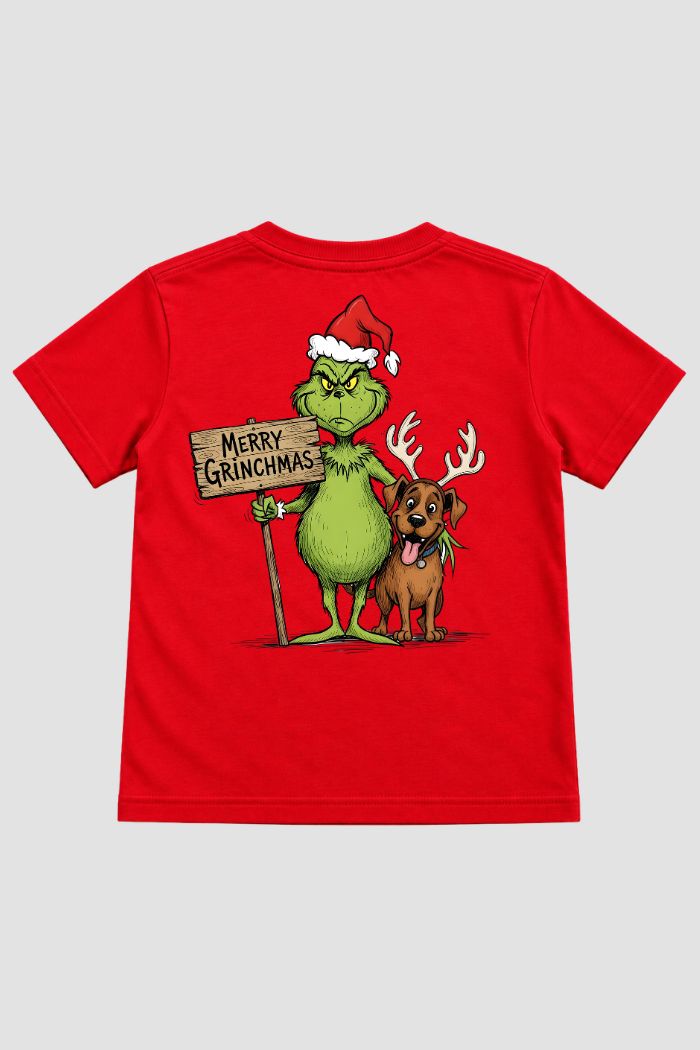Camiseta Infantil Basica Natal Grinch - DC-GRIN-0010