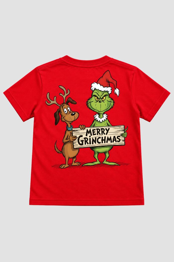 Camiseta Infantil Basica Natal Grinch - DC-GRIN-0034