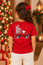 Camiseta Infantil Basica Natal Snoopy- DC-NOOP-0116