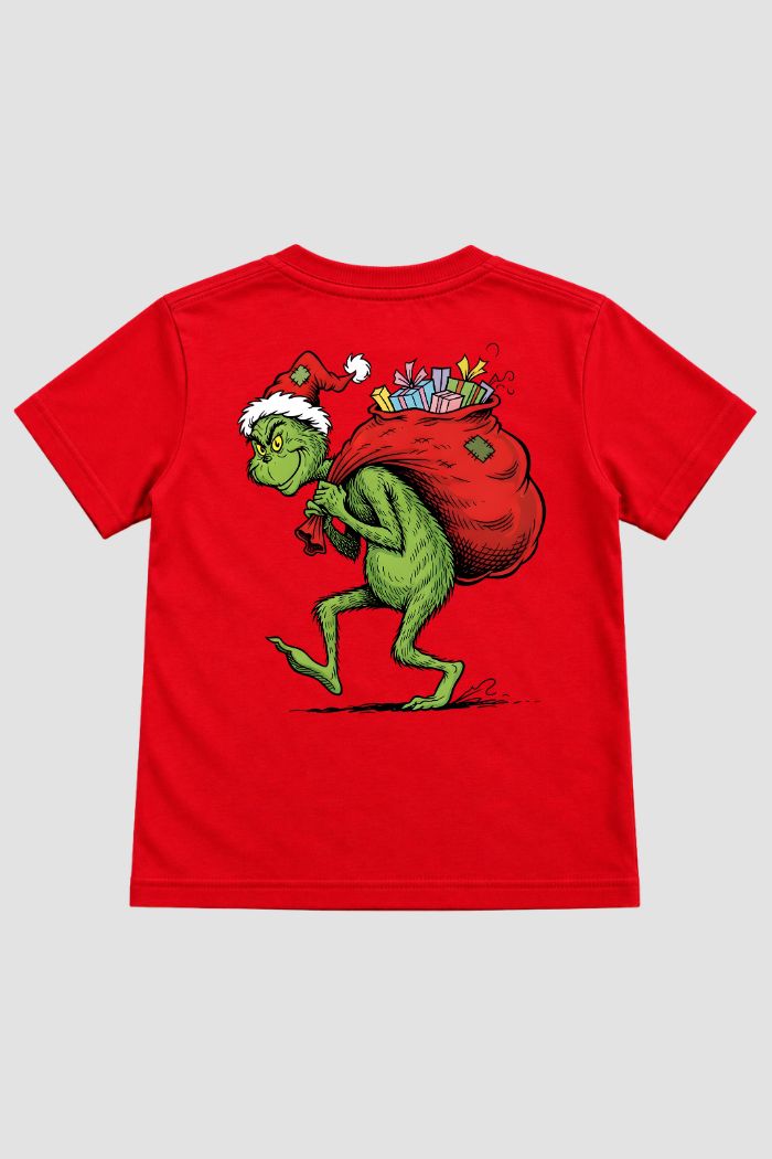 Camiseta Infantil Basica Natal Grinch - DC-GRIN-0022