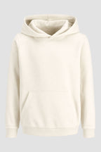 Moletom Unissex Canguru Liso Off White
