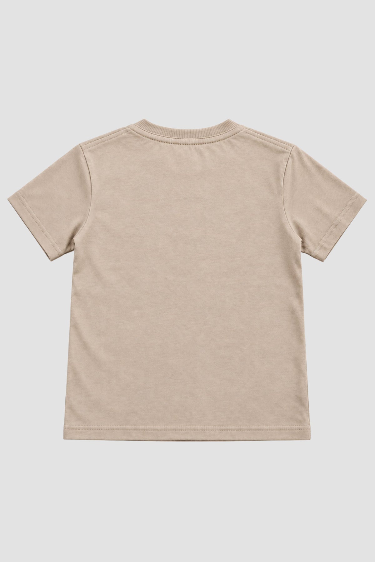 Camiseta Infantil Basica Lisa 100% Algodão - Caqui