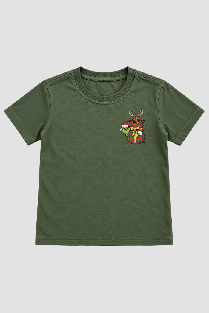 Camiseta Infantil Basica Natal Grinch - DC-GRIN-0045