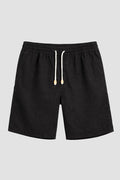 Bermuda de Linho Masculina Preto
