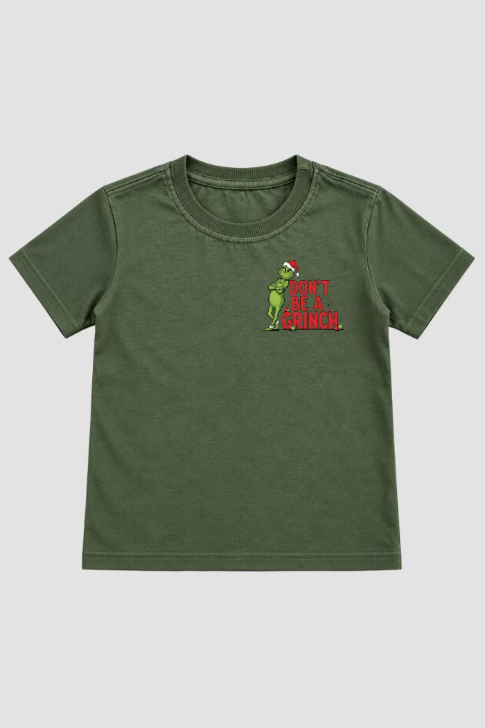 Camiseta Infantil Basica Natal Grinch - DC-GRIN-0043