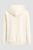 Moletom Unissex Canguru Liso Off White