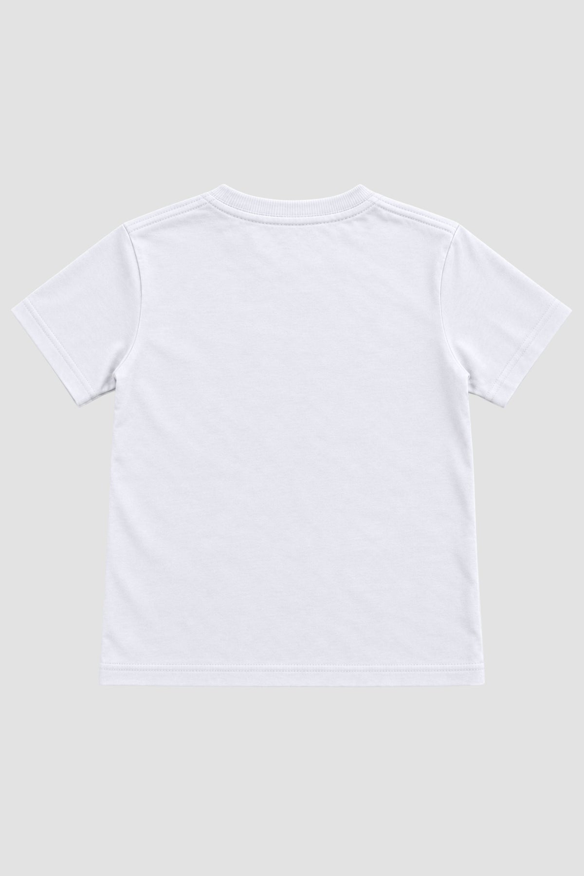 Camiseta Infantil Basica Lisa 100% Algodão - Branco