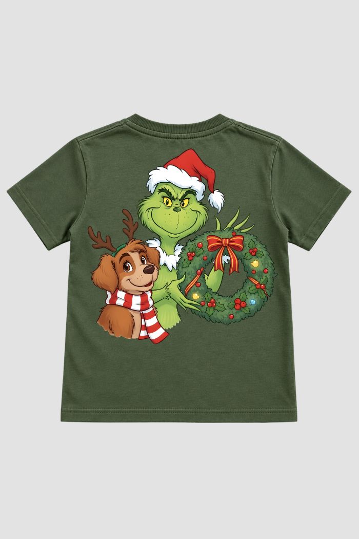 Camiseta Infantil Basica Natal Grinch - DC-GRIN-0032