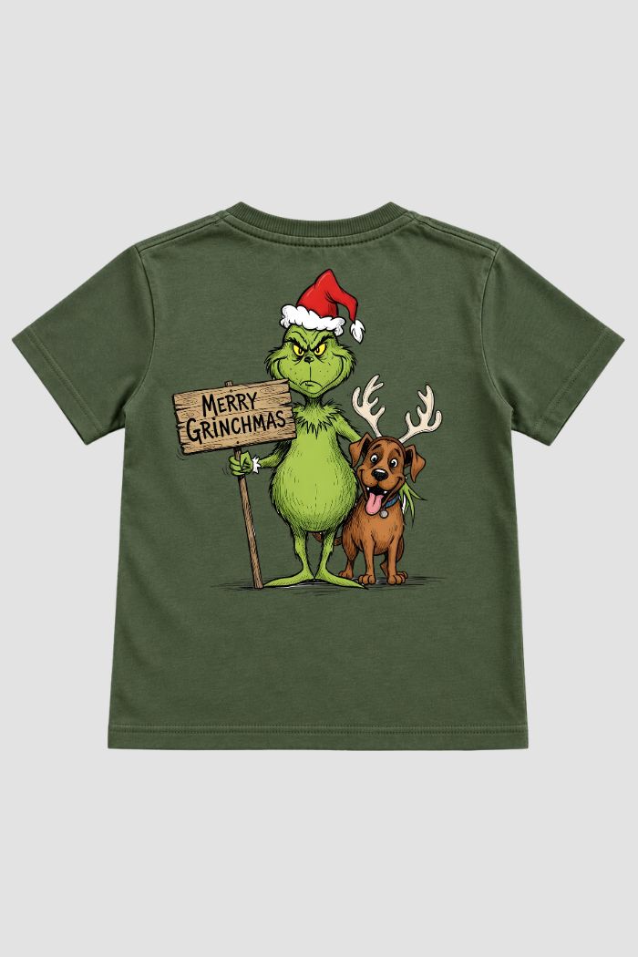 Camiseta Infantil Basica Natal Grinch - DC-GRIN-0010