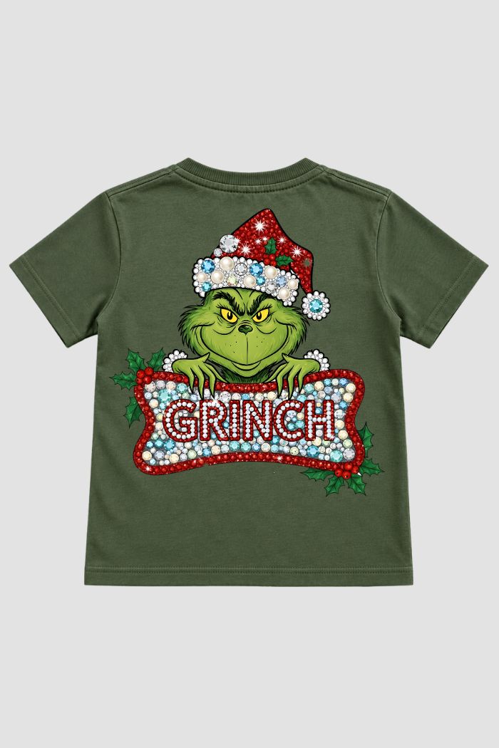 Camiseta Infantil Basica Natal Grinch - DC-GRIN-0023