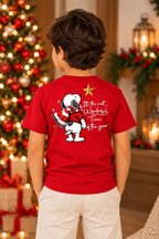 Camiseta Infantil Basica Natal Snoopy- DC-NOOP-0099