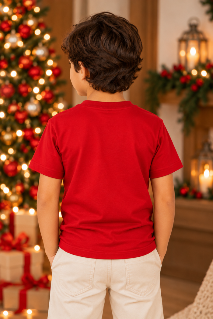 Camiseta Infantil Basica Natal Snoopy- DC-NOOP-0089