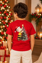 Camiseta Infantil Basica Natal Snoopy- DC-NOOP-0055