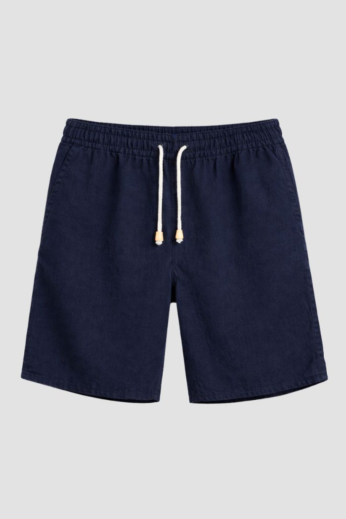 Bermuda de Linho Masculina Marinho