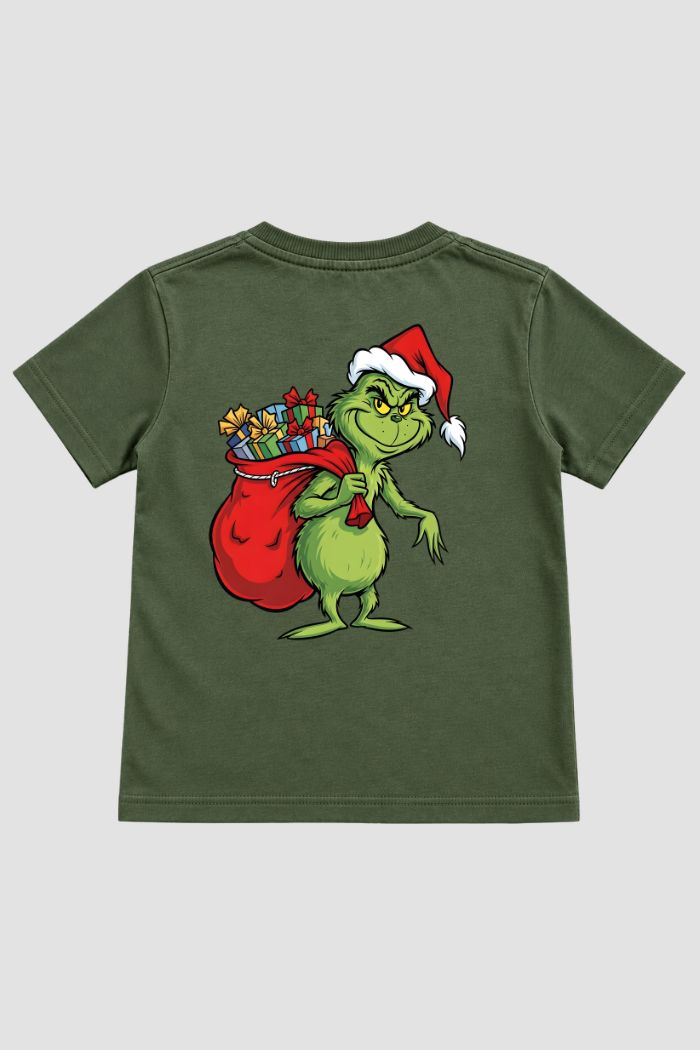 Camiseta Infantil Basica Natal Grinch - DC-GRIN-0005