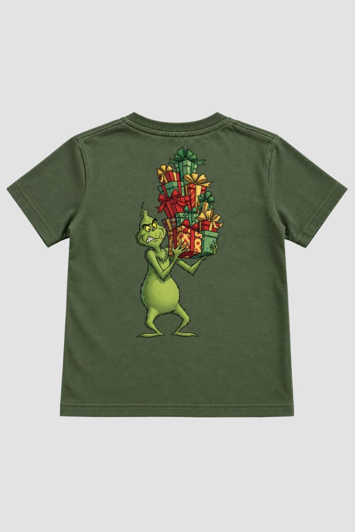 Camiseta Infantil Basica Natal Grinch - DC-GRIN-0041