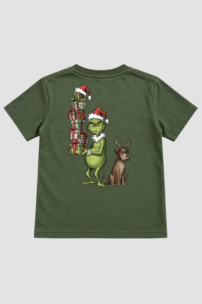 Camiseta Infantil Basica Natal Grinch - DC-GRIN-0011